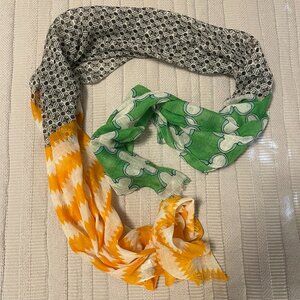 Patterned Light Scarf